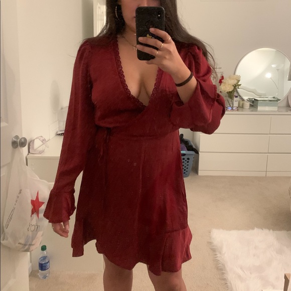 Wine dress - Picture 2 of 2